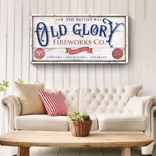 Load image into Gallery viewer, Personalized Old Glory Firework Co Sign