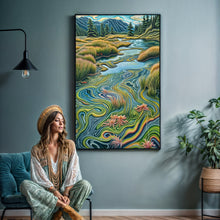 Load image into Gallery viewer, Canvas Print: "Flowing Serenity"