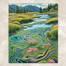 Load image into Gallery viewer, Canvas Print: "Flowing Serenity"