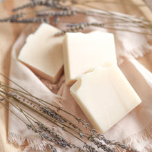 Load image into Gallery viewer, Fragrance Free Handmade Tallow + Goat Milk Soap Bar Trio
