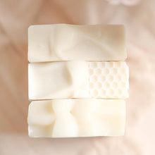 Load image into Gallery viewer, Fragrance Free Handmade Tallow + Goat Milk Soap Bar Trio