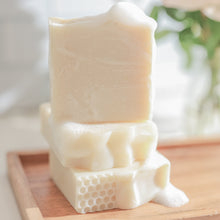 Load image into Gallery viewer, Fragrance Free Handmade Tallow + Goat Milk Soap Bar Trio