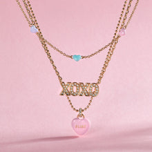 Load image into Gallery viewer, Sweethearts® Triple-Strand Charm Necklace