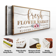 Load image into Gallery viewer, Fresh Flower Market Sign