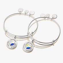 Load image into Gallery viewer, Mother Daughter Charm Bangles, Set of 2