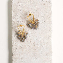 Load image into Gallery viewer, Labradorite Fringe Earrings