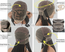 Load image into Gallery viewer, Destressed Locs Wig "Swiss Full Lace" (Ready to ship)