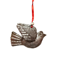 Load image into Gallery viewer, Steel Winged Bird Ornament