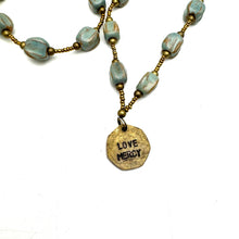 Load image into Gallery viewer, Love MercyCoin Necklace- Robin’s Egg Blue