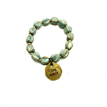 Load image into Gallery viewer, Ceramic Coin Bracelet - Love Mercy