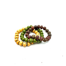 Load image into Gallery viewer, Earth and Olive Bracelet Stack