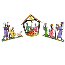 Load image into Gallery viewer, Three Piece Painted Nativity
