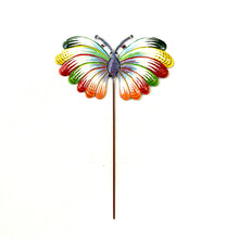 Load image into Gallery viewer, Bursting With Color Butterfly Garden Stake