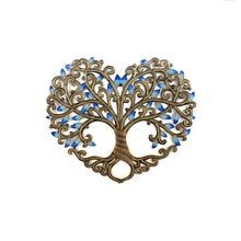 Load image into Gallery viewer, Electric Blue Tree Heart