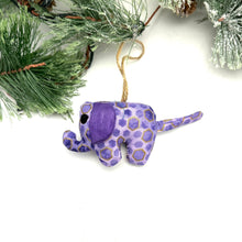 Load image into Gallery viewer, Elephant Ornament- Purple