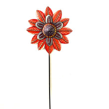 Load image into Gallery viewer, Red and Purple Flower Garden Stake
