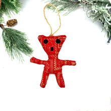 Load image into Gallery viewer, Little Bear Ornament- Red Bear