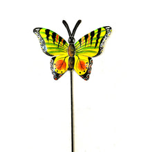 Load image into Gallery viewer, Colorful Yellow Butterfly Garden Stake