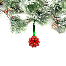 Load image into Gallery viewer, Cereal Box Bead Popcorn Ornament- Red