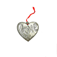 Load image into Gallery viewer, Rustic Natural Love Heart Ornament