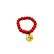 Load image into Gallery viewer, Ceramic Coin Bracelet - Love