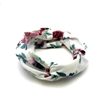 Load image into Gallery viewer, Knot Center Headband- Roses