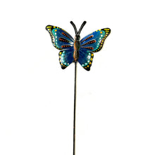 Load image into Gallery viewer, Royal Blue Butterfly Garden Stake