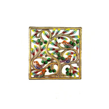 Load image into Gallery viewer, Small Square Birds with Green Fruit