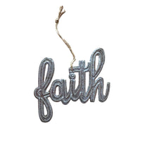 Load image into Gallery viewer, Faith Ornament- Cursive