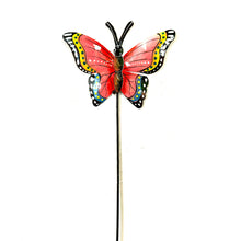 Load image into Gallery viewer, Pink Butterfly Garden Stake