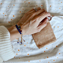 Load image into Gallery viewer, London Blue Quartz Gold Isla Bracelet