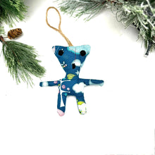 Load image into Gallery viewer, Little Bear Ornament- Blue Bear