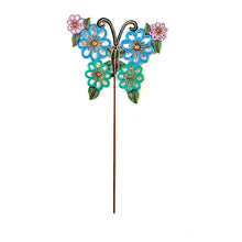 Load image into Gallery viewer, Butterfly Garden Stake- Flowers 4