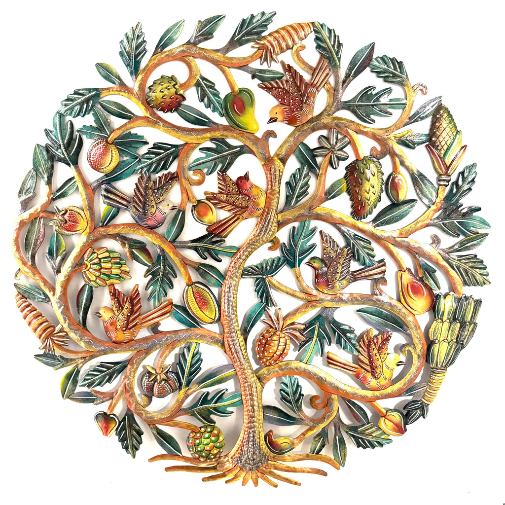 Jumbo Muted Birds and Fruit