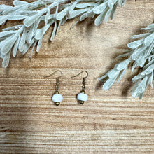 Load image into Gallery viewer, Simple Ceramic Earring- Bright White