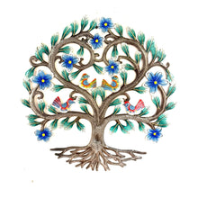 Load image into Gallery viewer, Turquoise- Blue Tree of Life with Birds