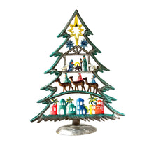 Load image into Gallery viewer, Standing Christmas Tree Nativity