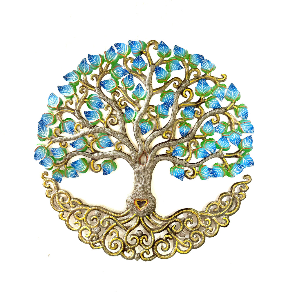 Grounded by Love Blue Tree of Life