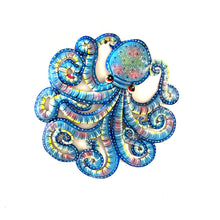 Load image into Gallery viewer, Medium Gauyo Octopus- Blue