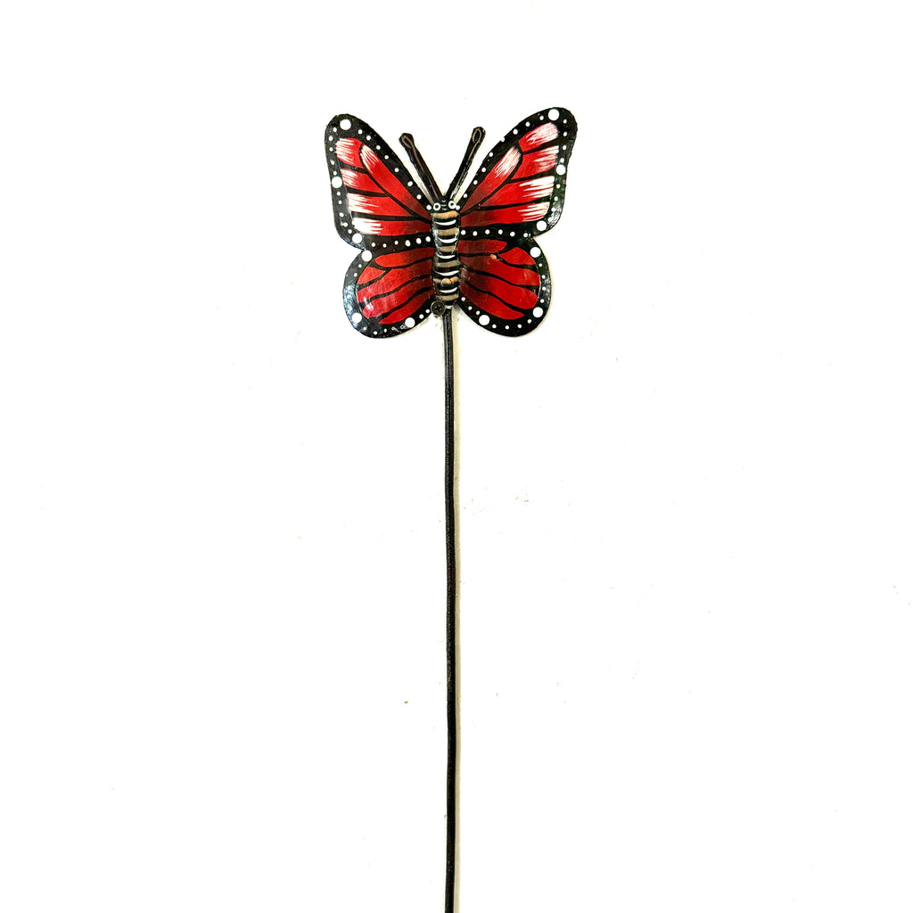 Espwa Red Butterfly Garden Stake
