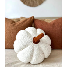 Load image into Gallery viewer, Jumbo Sherpa Cream Pumpkin Pillow