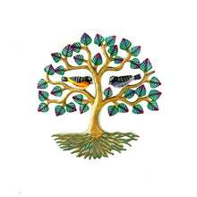 Load image into Gallery viewer, Turquoise Blue Two Birds Tree of Life