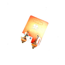 Load image into Gallery viewer, Cereal Box Bead Earrings- Orange Hues