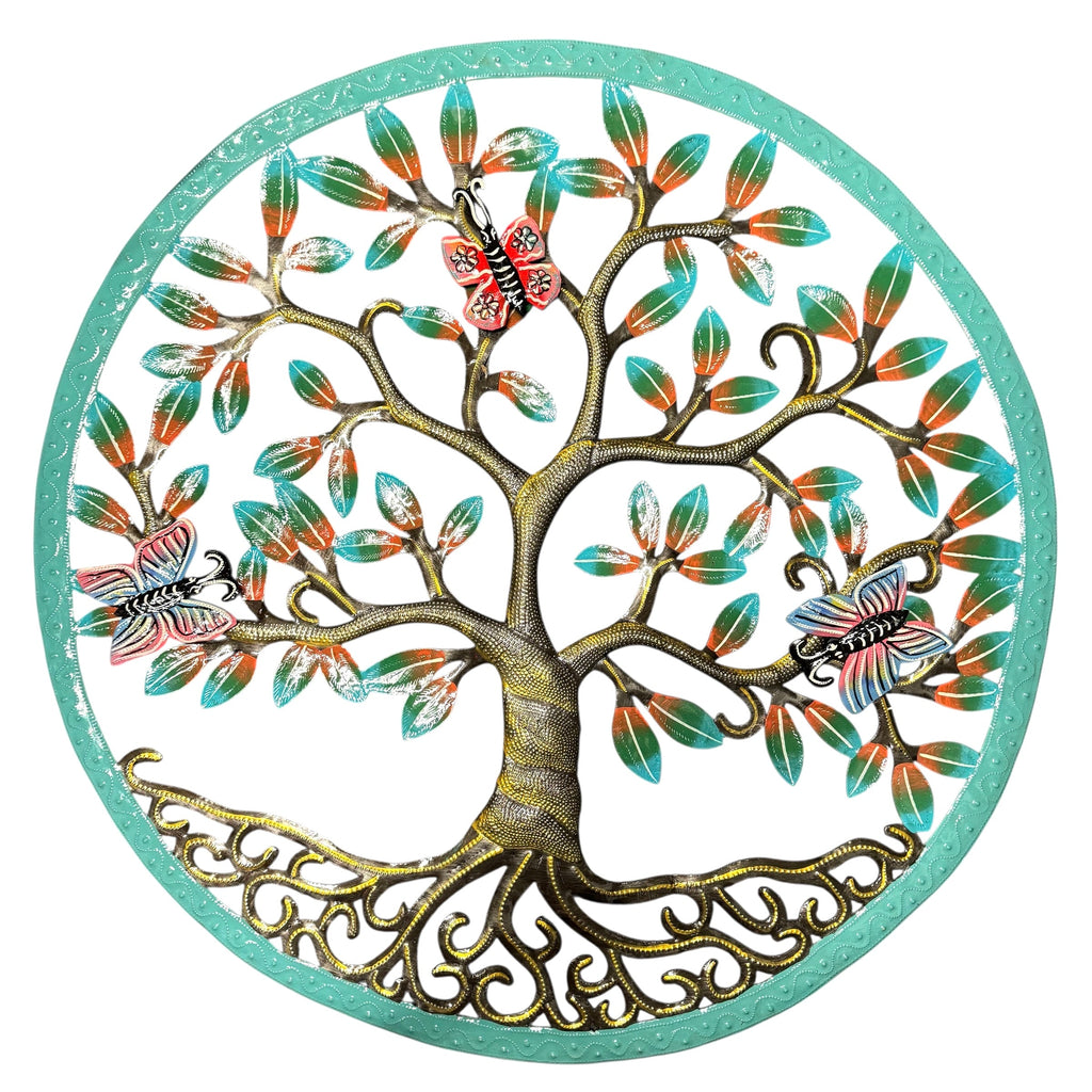 Jumbo 3-D Butterflies In Tree