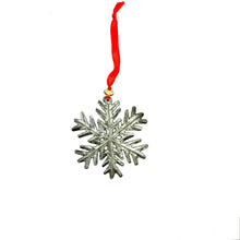 Load image into Gallery viewer, Steel Drum Snowflake Ornament