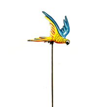 Load image into Gallery viewer, Tropical Blue Bird Garden Stake