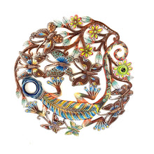 Load image into Gallery viewer, Lizards and Butterfly Oil Drum Top