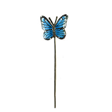 Load image into Gallery viewer, Espwa Blue Butterfly Garden Stake