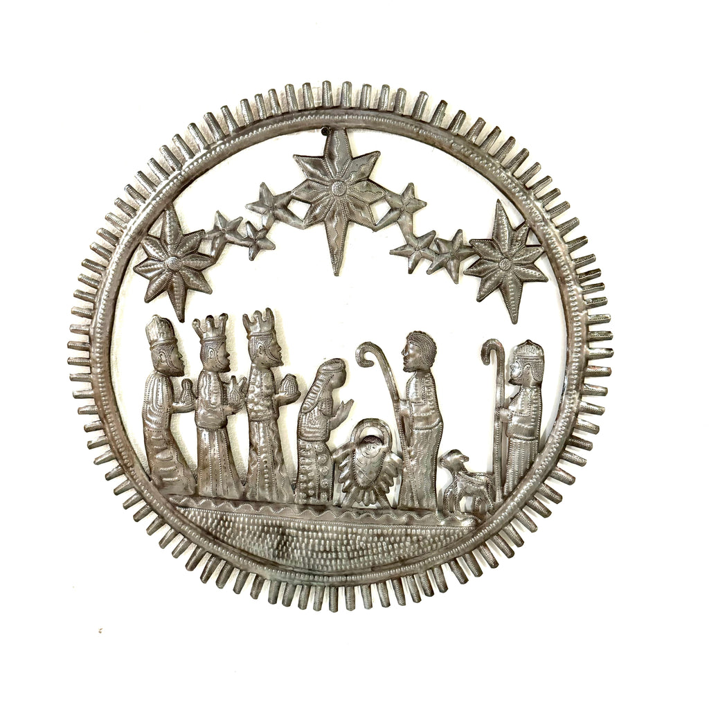 Radiant Large Hanging Nativity