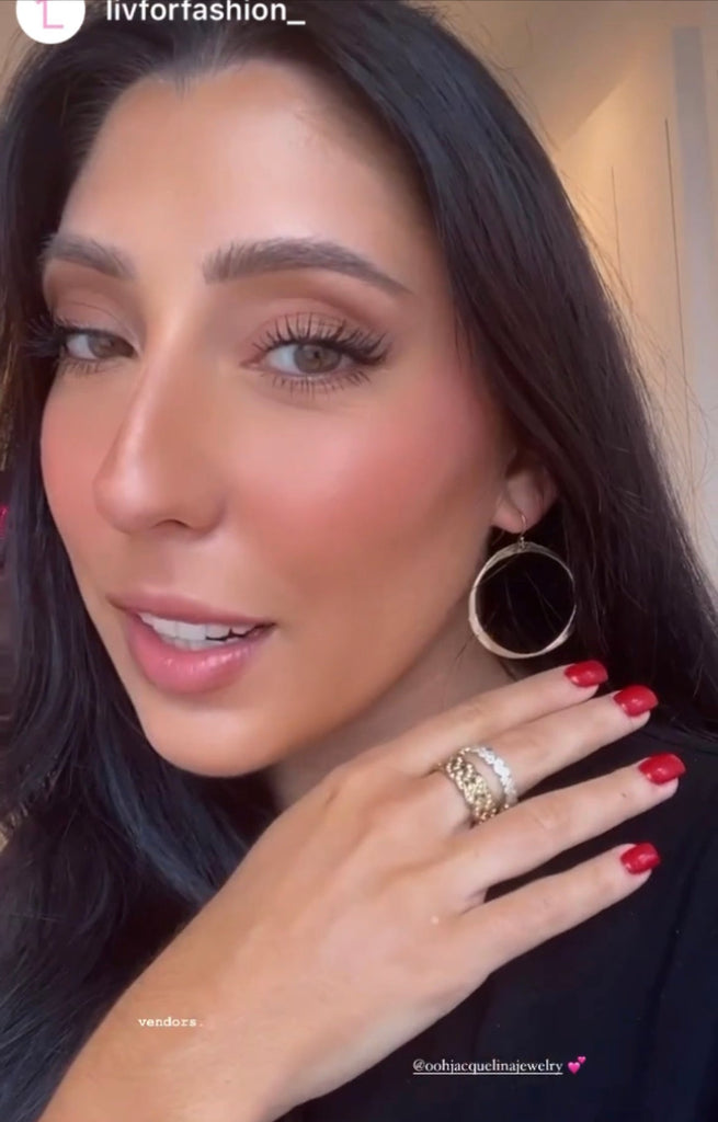 Hand Hammered Hoop earrings